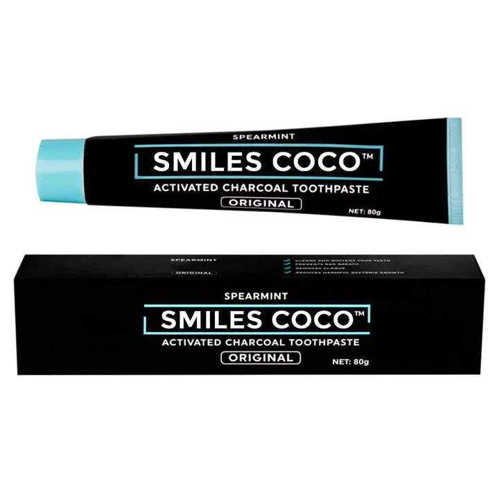 Charcoal Teeth Whitening Toothpaste - Duo Pack SmilesCoco